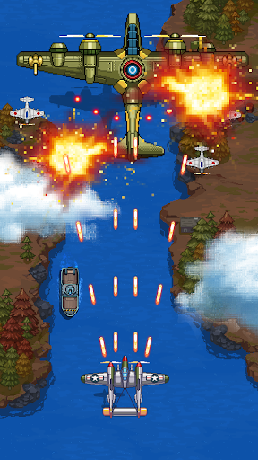 1945 Air Force Airplane Shooting Games – Free mod screenshots 5