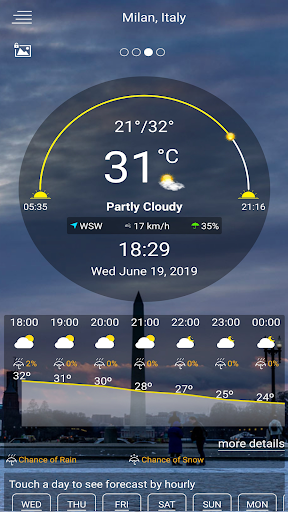 Accurate Weather Forecast Check Temperature 2021 mod screenshots 5
