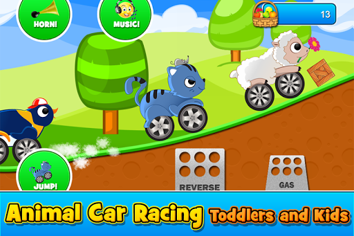 Animal Cars Kids Racing Game mod screenshots 1