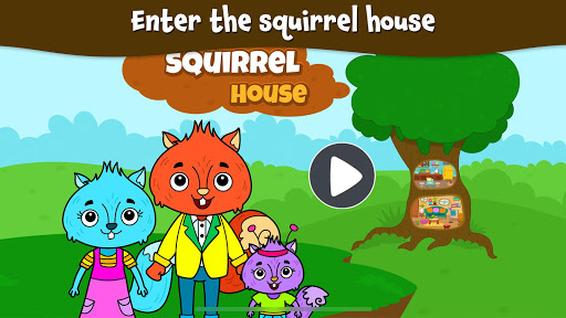 Animal Town – My Squirrel Home for Kids amp Toddlers mod screenshots 1