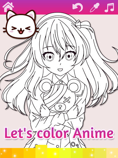 Anime Manga Coloring Pages with Animated Effects mod screenshots 1