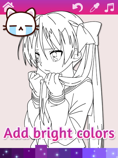 Anime Manga Coloring Pages with Animated Effects mod screenshots 2
