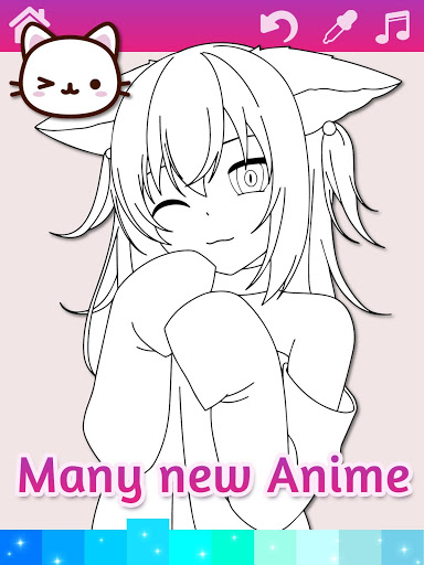 Anime Manga Coloring Pages with Animated Effects mod screenshots 4