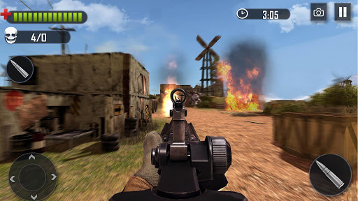 Battleground Fire Cover Strike Free Shooting Game mod screenshots 5