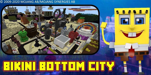 Bikini Bottom City Craft Map mod screenshots 4