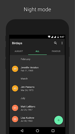 Birdays Birthday reminder mod screenshots 3