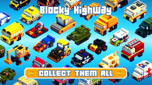 Blocky Highway Traffic Racing mod screenshots 3