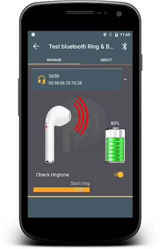 Bluetooth check ringtone amp show battery level mod screenshots 3