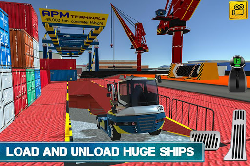 Cargo Crew Port Truck Driver mod screenshots 3