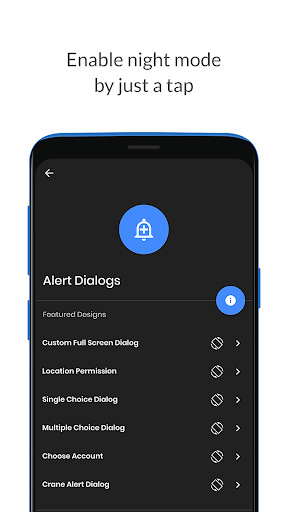 CodeX – Android Material UI Templates mod screenshots 5