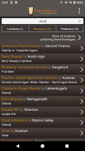 DigitalPour Pocket Beer Menu mod screenshots 2
