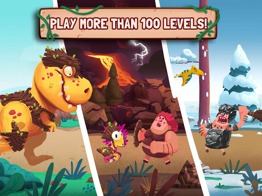 Dino Bash – Dinosaurs v Cavemen Tower Defense Wars mod screenshots 4