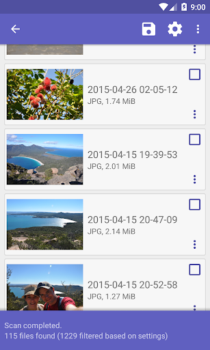 DiskDigger photo recovery mod screenshots 1