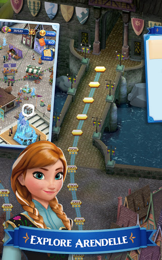 Disney Frozen Free Fall – Play Frozen Puzzle Games mod screenshots 4