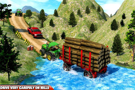 Drive Tractor trolley Offroad Cargo- Free 3D Games mod screenshots 1