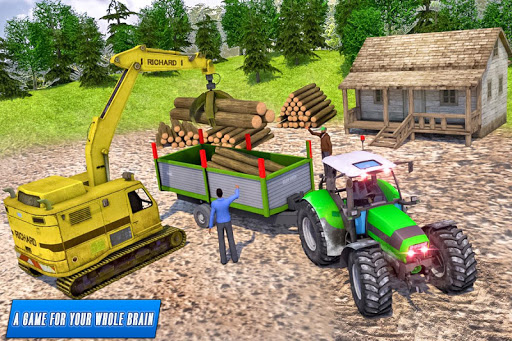 Drive Tractor trolley Offroad Cargo- Free 3D Games mod screenshots 4