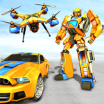 Drone Robot Car Game – Robot Transforming Games MOD