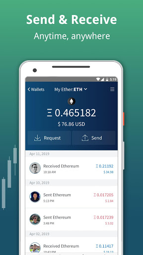 Edge – Bitcoin Ethereum Monero Ripple Wallet mod screenshots 3