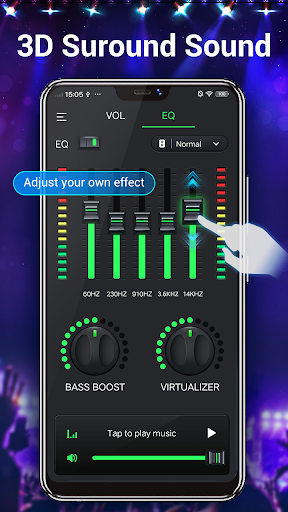 Equalizer amp Bass Booster – Music Volume EQ mod screenshots 2