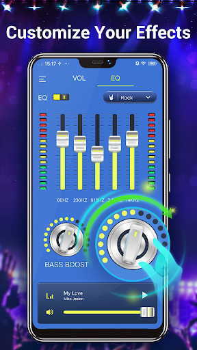 Equalizer amp Bass Booster – Music Volume EQ mod screenshots 3