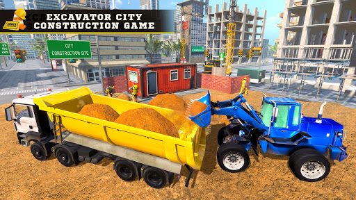 Excavator City Construction Construction Games mod screenshots 4