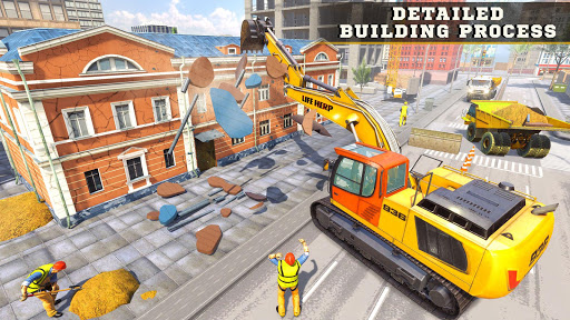 Excavator City Construction Construction Games mod screenshots 5