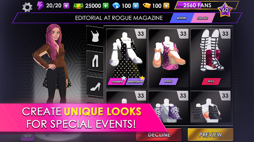 Fashion Fever – Dress Up Styling and Supermodels mod screenshots 2