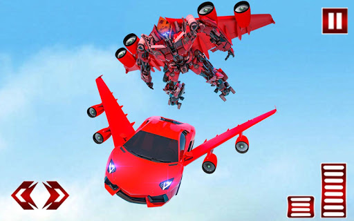 Flying Car Games – Super Robot Transformation Game mod screenshots 4