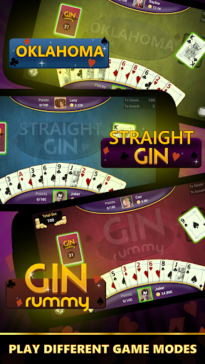 Gin Rummy – Offline Free Card Games mod screenshots 2
