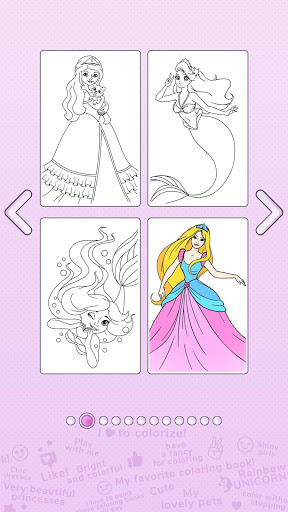 Girls Coloring Book – Color by Number for Girls mod screenshots 3