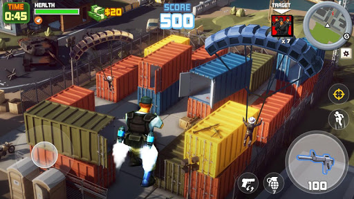 Grand Gangster Shooter Pixel 3D Gun Crime Game mod screenshots 2