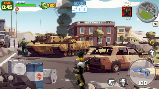 Grand Gangster Shooter Pixel 3D Gun Crime Game mod screenshots 3