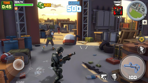 Grand Gangster Shooter Pixel 3D Gun Crime Game mod screenshots 4