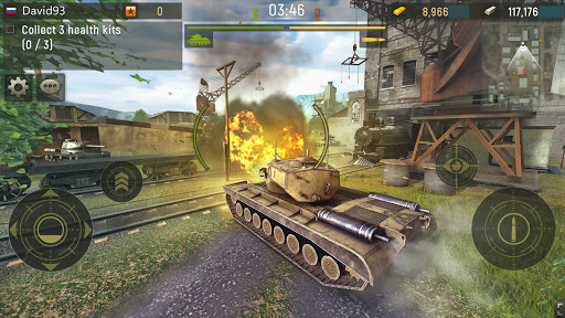 Grand Tanks Free World War of Tank Games mod screenshots 5