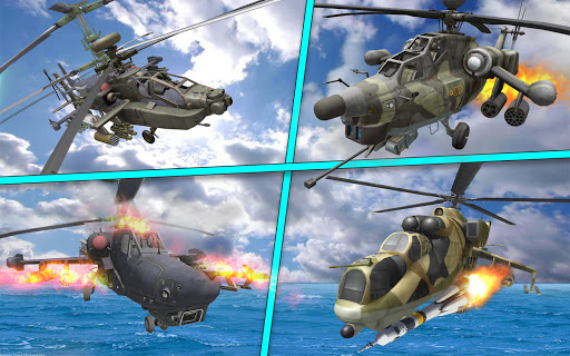 Helicopter Simulator 3D Gunship Battle Air Attack mod screenshots 5