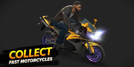 Highway Rider Motorcycle Racer mod screenshots 1