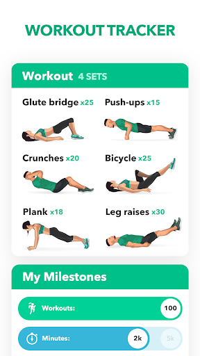 Home Fitness Workout by GetFit – No Equipment mod screenshots 1