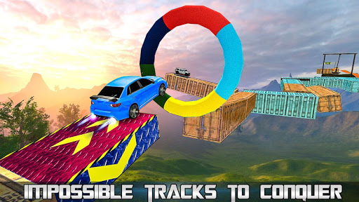 Impossible Tracks Stunt Car Racing Fun Car Games mod screenshots 1