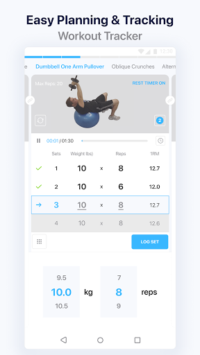 JEFIT Workout Tracker Weight Lifting Gym Log App mod screenshots 3