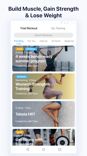 JEFIT Workout Tracker Weight Lifting Gym Log App mod screenshots 4