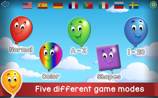 Kids Balloon Pop Game Free mod screenshots 1