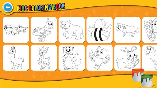 Kids Coloring Book Cute Animals Coloring Pages mod screenshots 2