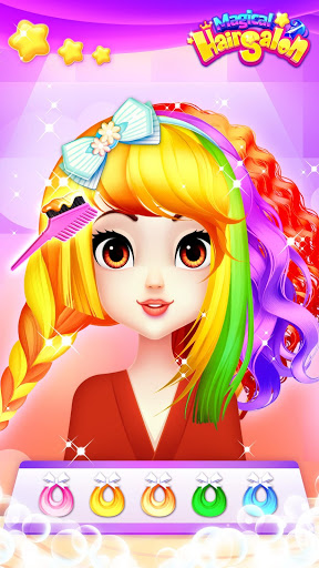 Magical Hair Salon Girl Makeover mod screenshots 5