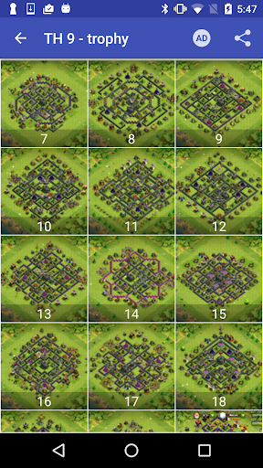 Maps of Coc TH9 mod screenshots 2