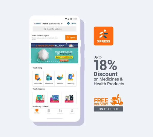 Medlife Xpress Bengaluru 2hrs Medicine Delivery mod screenshots 1