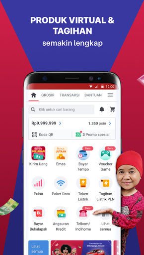 Mitra Bukalapak Jualan Pulsa PPOB amp Stok Warung mod screenshots 5