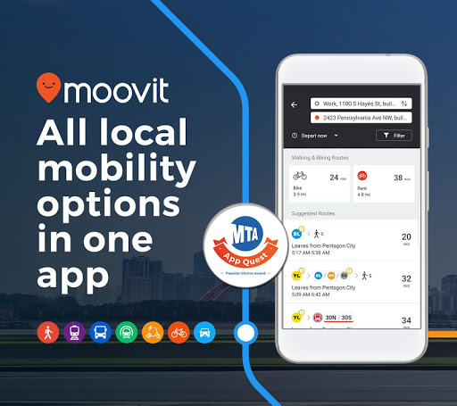 Moovit All Local Transit amp Mobility Options mod screenshots 1