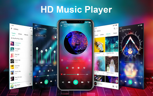 Music player amp Video player with equalizer mod screenshots 1