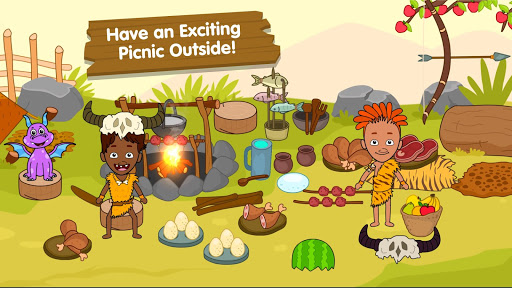 My Dinosaur Town – Jurassic Caveman Games for Kids mod screenshots 4
