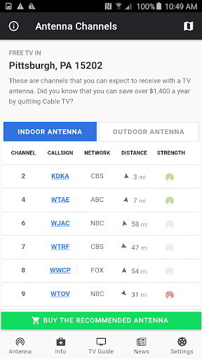 NoCable – OTA Antenna amp TV Guide App mod screenshots 4